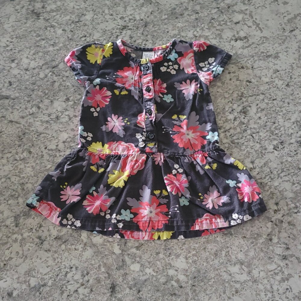 Carter's Just One You Multi Color Floral Dress Size 9 Months